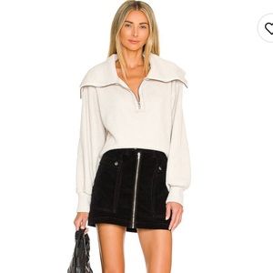 Free people dean pullover size medium color almond